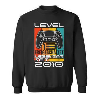 Level 13 Freigeschaltet Legendär Seit 2010 Geburtstag 13 Sweatshirt - Seseable