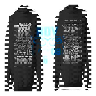 Level 8 Unlocked Awesome Since 2015 8Th Birthday Gaming Sweatshirt | Mazezy