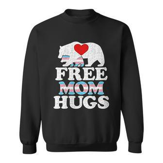 Lgbtq Trans Pride Mama Bear For Women Free Mom Hugs Men Women Sweatshirt Graphic Print Unisex - Thegiftio UK