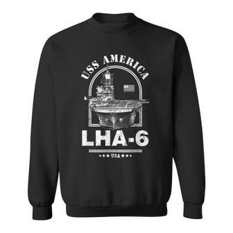 Lha6 Uss America Sweatshirt | Mazezy