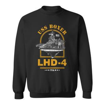 Lhd4 Uss Boxer Sweatshirt - Seseable