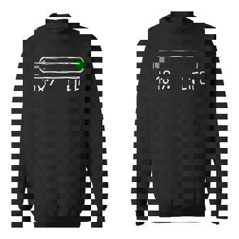 Life Percentage Years Old Birthday 18 Years Life Percentage Sweatshirt | Mazezy