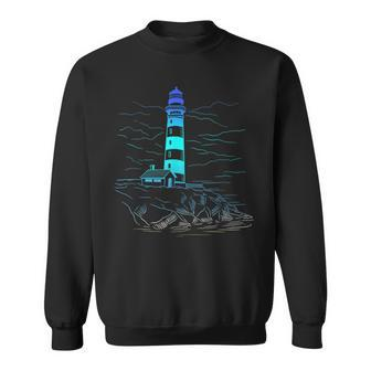 Lighthouse Seaside House Sailing Sea Beach Life Boating Sweatshirt | Mazezy