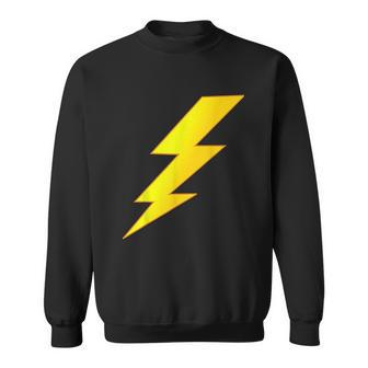 Lightning Bolt Last Minute Halloween Costume Men Women Sweatshirt Graphic Print Unisex - Thegiftio UK