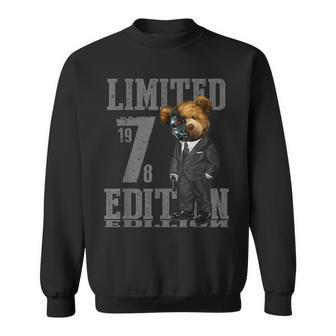 Limited 1978 Edition Bear Birthday Design Sweatshirt | Mazezy