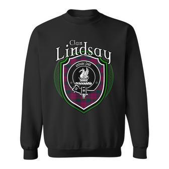 Lindsay Clan Crest Scottish Clan Lindsay Family Crest Badge Sweatshirt - Seseable