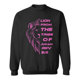 Lion From The Tribe Of Judah Christian For Women V2 Sweatshirt - Seseable