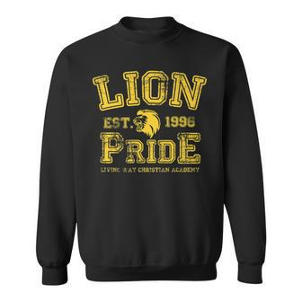 Lion Pride - Living Way Christian Academy Established 1996 Sweatshirt - Seseable