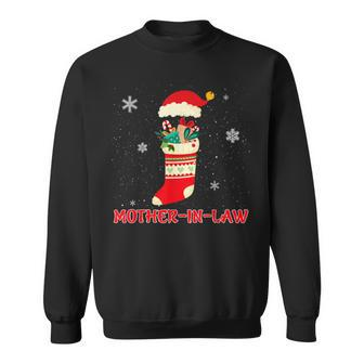 Little Christmas Stockings Mother In Law Family Pyjama Xmas T Sweatshirt | Mazezy