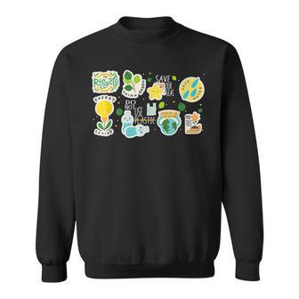 Love Save Protect Our Planet Peace Rescue Earth Day Everyday Sweatshirt | Mazezy