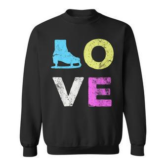 Love Skate Team Fan Gift Sweatshirt - Seseable