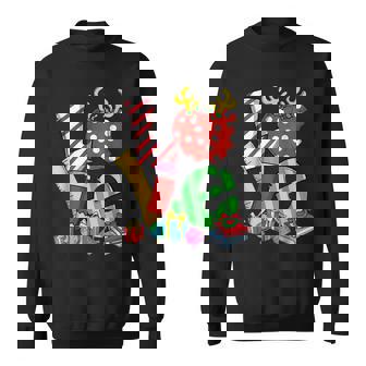 Love Teacher Math Christmas Teacher Life Matching Pajamas V4 Men Women Sweatshirt Graphic Print Unisex - Thegiftio