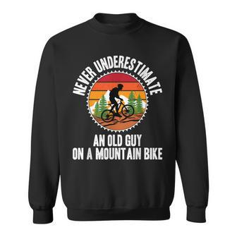 Lustiges Mountainbike Sweatshirt für Herren, Spruch für Radfahrer - Seseable