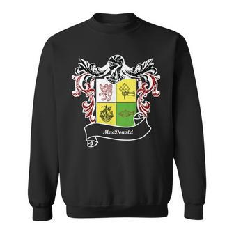 Macdonald Coat Of Arms Surname Last Name Family Crest Men Women Sweatshirt Graphic Print Unisex - Thegiftio UK
