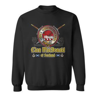 Macdonald Sleat Clan Badge Sweatshirt - Seseable