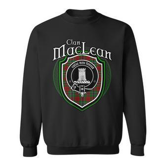 Maclean Clan Crest Scottish Clan Maclean Family Crest Badge Sweatshirt - Seseable