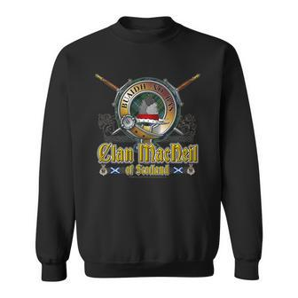 Macneil Barra Clan Badge Sweatshirt - Seseable