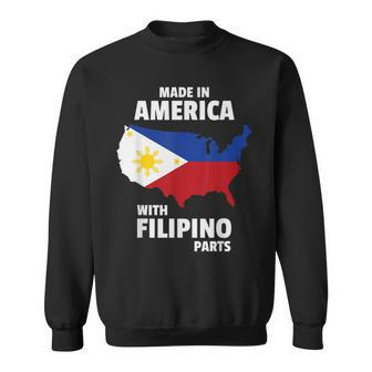 Made America Filipino Design Idea Philippines Design Sweatshirt - Seseable
