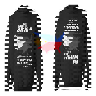 Made America Filipino Design Idea Philippines Design Sweatshirt - Seseable