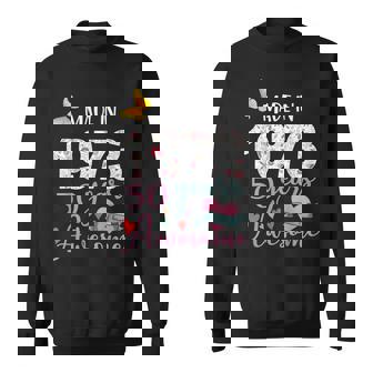 Made In 1973 Floral 50 Year Old 50Th Birthday Gifts Women Sweatshirt - Seseable