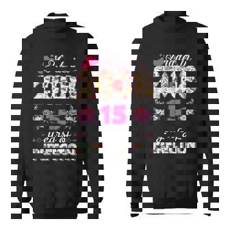 Made In 2008 Floral 15 Year Old 15Th Birthday Gifts Women Sweatshirt - Seseable
