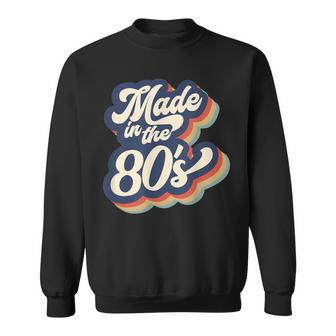 Made In The 80S Costume Born 1980S Halloween Retro Vintage Sweatshirt - Seseable