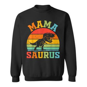 Mamasaurus Mama Saurus Mama Dino Sweatshirt - Seseable