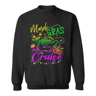 Mardi Gras Cruise Carnival Mask Cruise Ship Party Costume Sweatshirt - Seseable