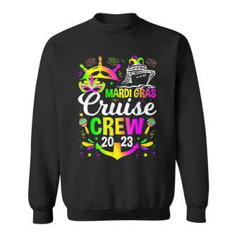 Mardi Gras Cruise Crew 2023 Cruising Funny Festival Party Sweatshirt - Thegiftio UK