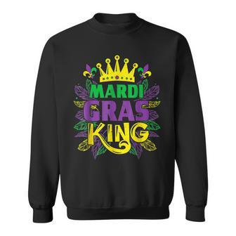 Mardi Gras King Funny Mardi Gras Carnival King Costumes Sweatshirt - Seseable