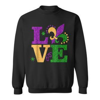 Mardi Gras Love Mardi Gras 2023 Sweatshirt - Seseable