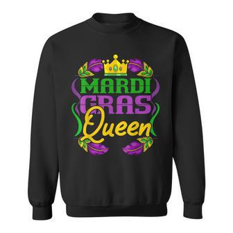 Mardi Gras Queen Parade Costume Party Girls Gift Mardi Gras Sweatshirt - Seseable