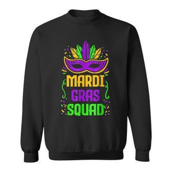 Mardi Gras Squad Funny Mardi Gras Squad Party Gifts Sweatshirt - Seseable