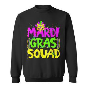 Mardi Gras Squad Party Costume Outfit - Funny Mardi Gras  Sweatshirt