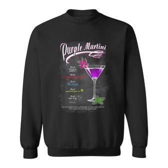 Martini Cocktail Happy Mixologist Hour Bartender Men Women Sweatshirt Graphic Print Unisex - Seseable