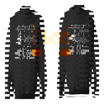 Matching Bridesmaid Halloween Boo Crew Bridal Party Spooky Sweatshirt - Seseable
