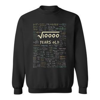 Mathe Geburtstag Geschenk 100 Jahre Opa Oma 100 Geburtstag Sweatshirt - Seseable