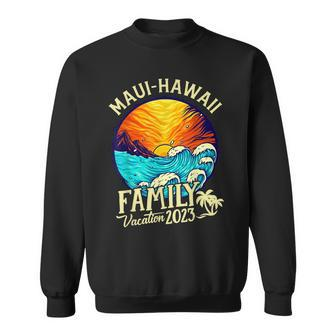Maui Hawaii Hawaiian Vacation 2023 Matching Family Group Sweatshirt | Mazezy