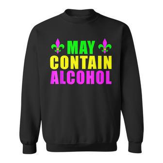 May Contain Alcohol Mardi Gras Party 2023 Sweatshirt - Seseable