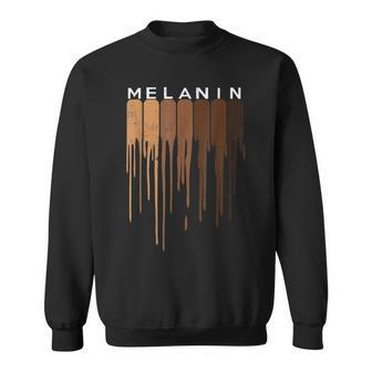 Melanin Queen Black History Month African American Girls Sweatshirt - Seseable