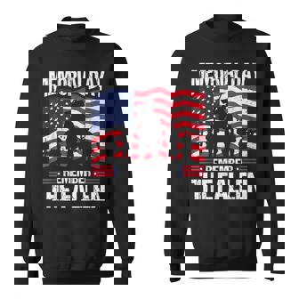 Memorial Day Remember The Proud Veteran Military Vintage Sweatshirt - Thegiftio