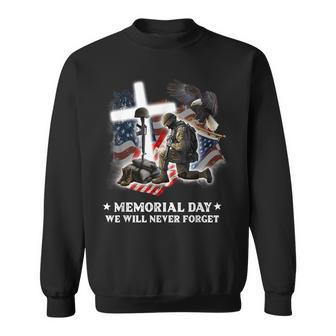 Memorial Day We Will Never Forget Veteran Lovers V2 Sweatshirt - Seseable