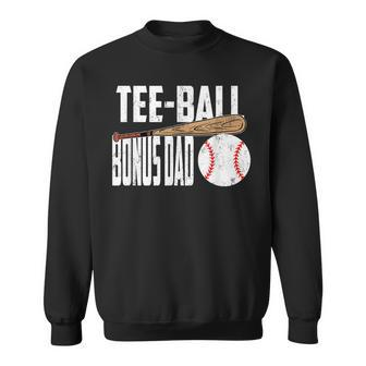 Mens Ball Bonus Dad Vintage Ball Funny Tball Bonus Dad Sweatshirt - Seseable