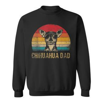 Mens Best Chihuahua Dad Ever Fathers Day Funny Dog Lover Sweatshirt - Seseable