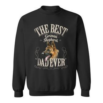 Mens Best German Shepherd Dad Ever - Funny Dog Lover Gifts Men Sweatshirt - Seseable