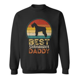 Mens Best Schnauzer Daddy Fathers Day Mini Schnauzer Dad Sweatshirt - Thegiftio UK