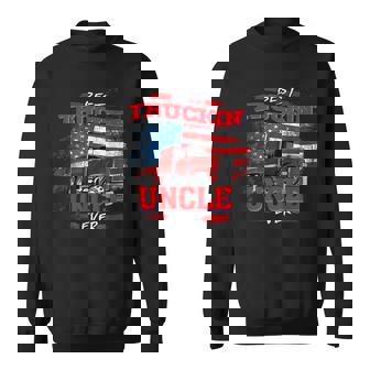 Mens Best Trucking Uncle Ever Truck Driver Fathers Day Gift Sweatshirt - Thegiftio