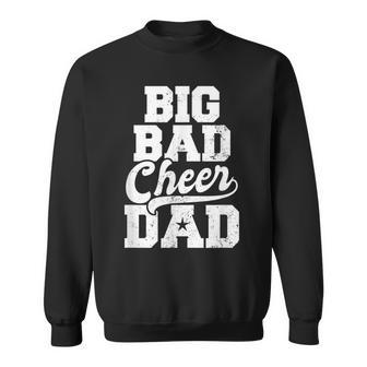 Mens Cheer Coach Design | Big Bad Cheer Dad Gift Sweatshirt - Thegiftio UK