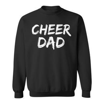 Mens Cheerleader Gift For Father From Cheerleader Retro Cheer Dad Sweatshirt - Thegiftio UK