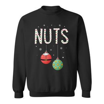 Mens Chest Nuts Matching Funny Christmas Couples Chestnuts Nuts Men Women Sweatshirt Graphic Print Unisex - Seseable